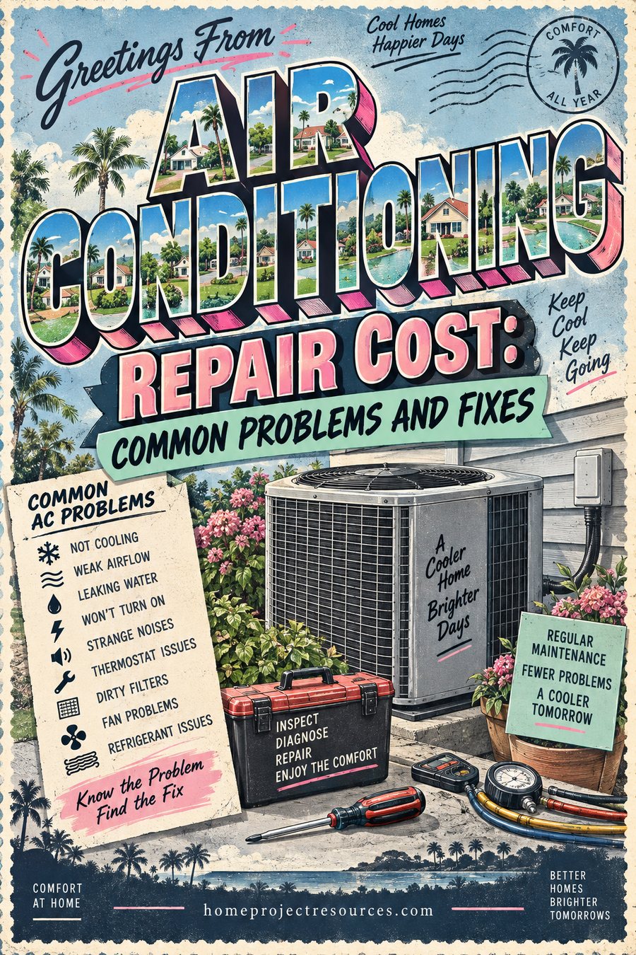 Air Conditioning Repair Cost: Common Problems and Fixes