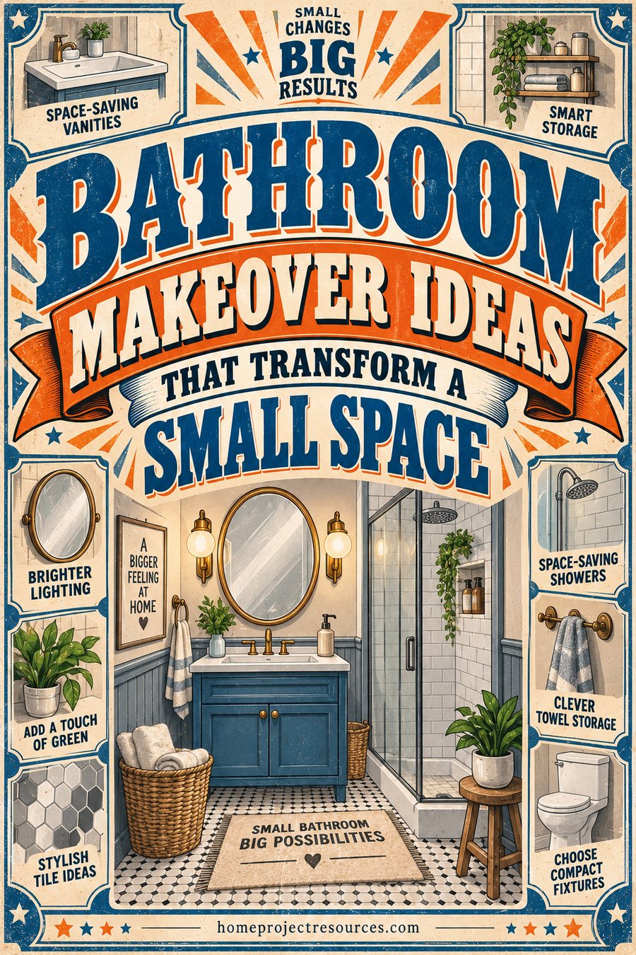 Bathroom Makeover Ideas That Transform a Small Space
