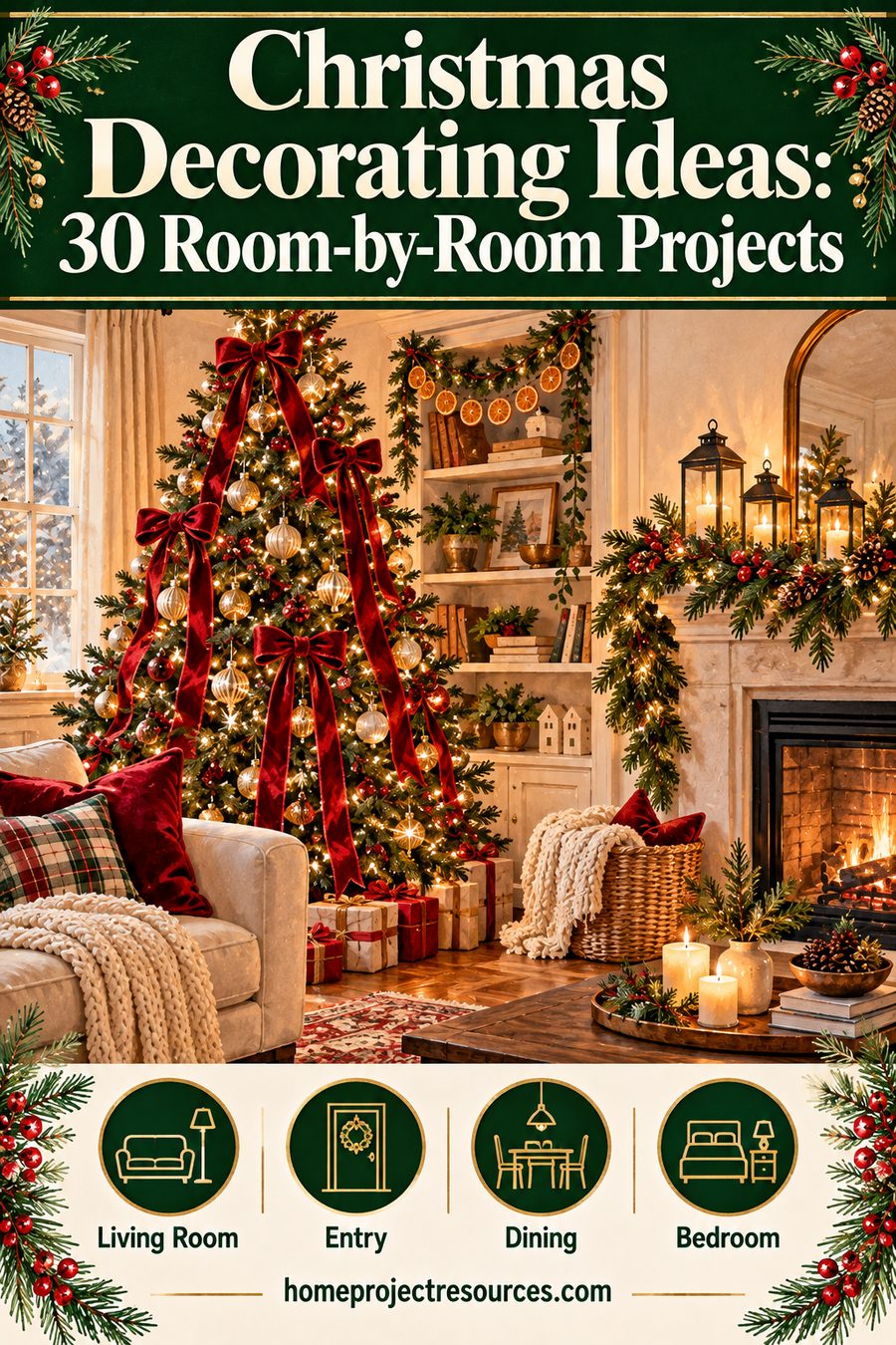 Christmas Decorating Ideas: 30 Room-by-Room Projects