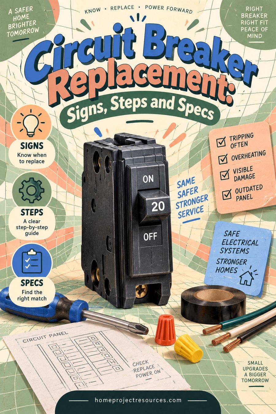 Circuit Breaker Replacement: Signs, Steps and Specs