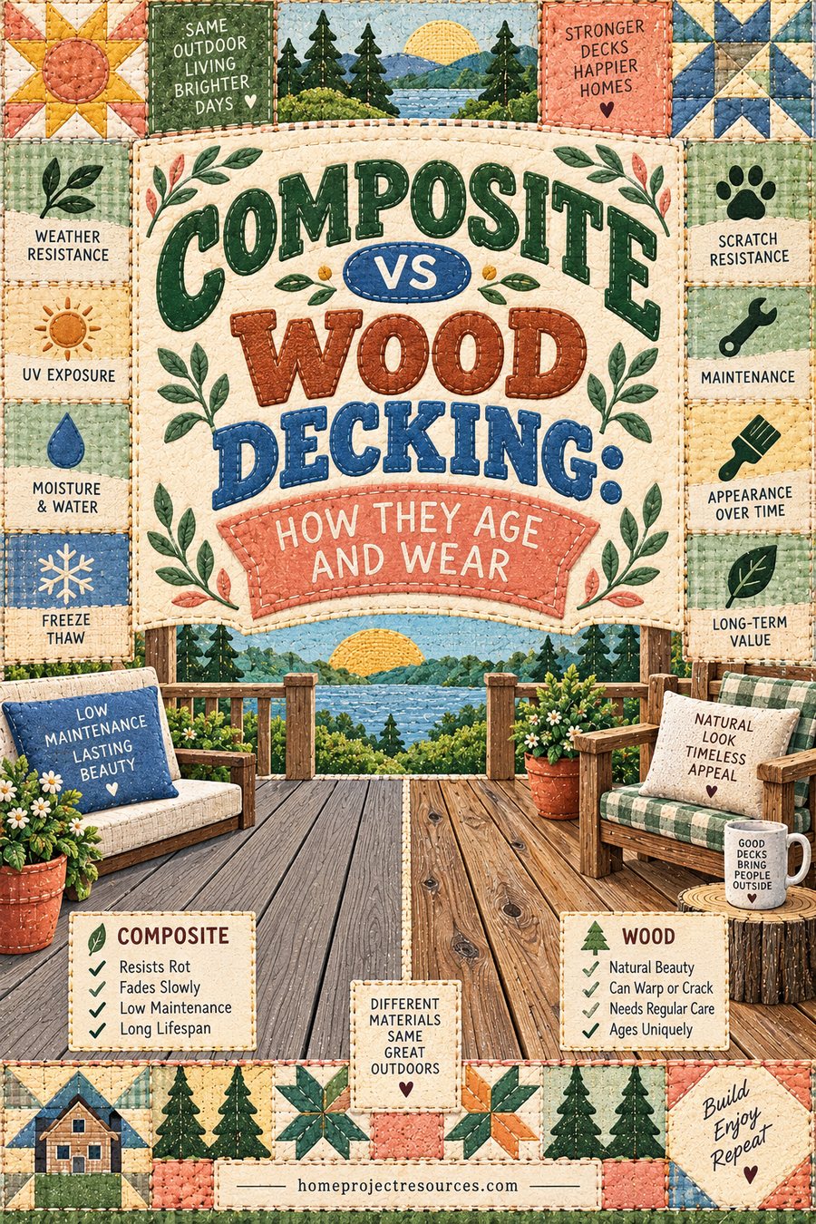 Composite vs Wood Decking: How They Age and Wear