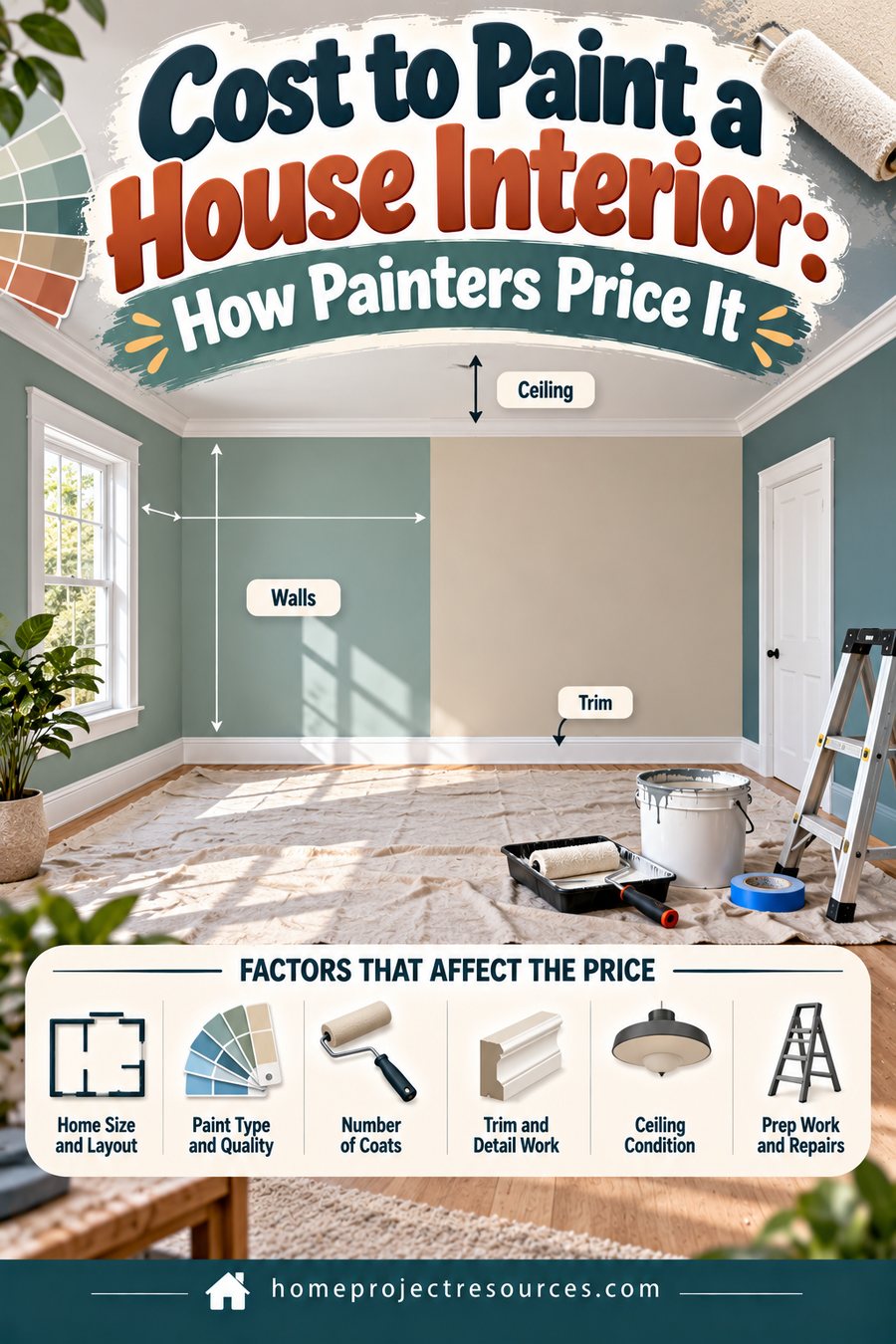 Cost to Paint a House Interior