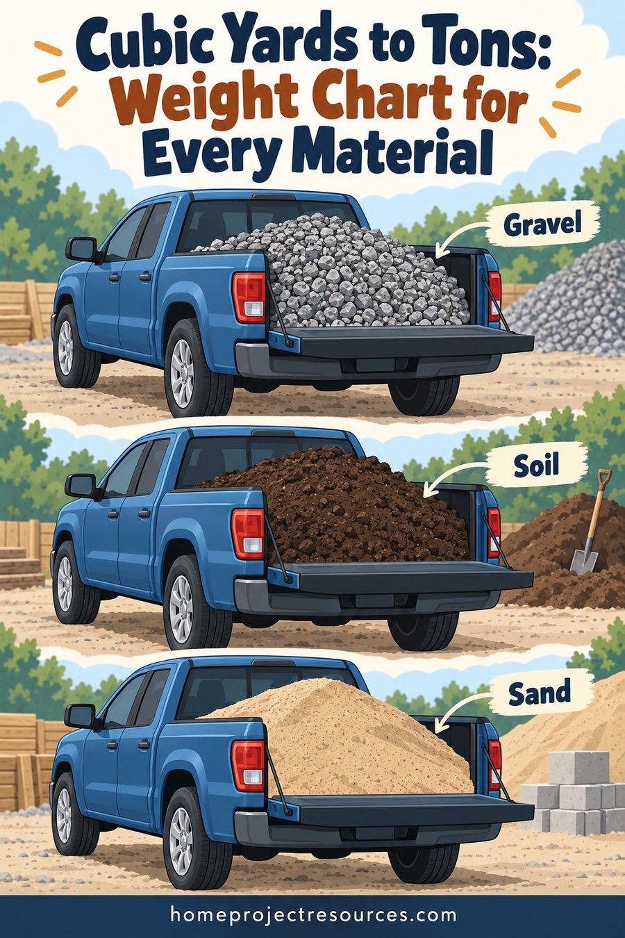 Cubic Yards to Tons