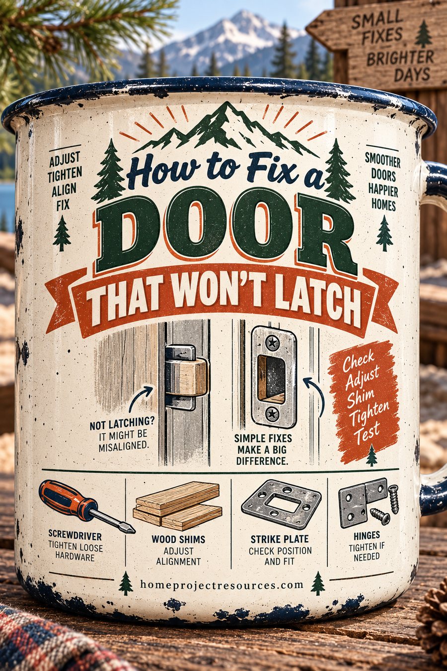 How to Fix a Door That Won't Latch