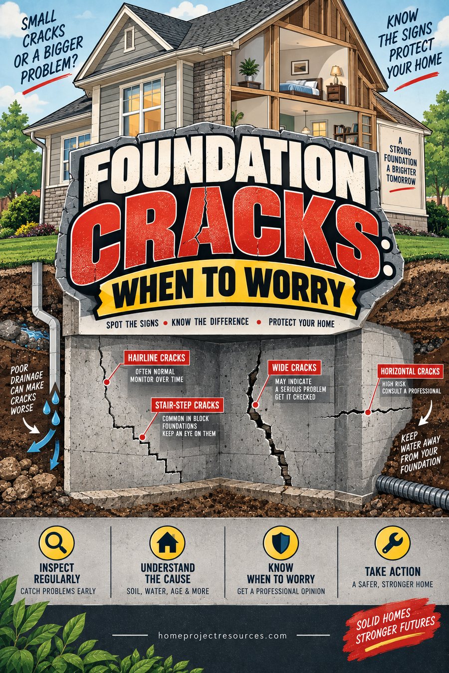 Foundation Cracks: When to Worry and When to Relax