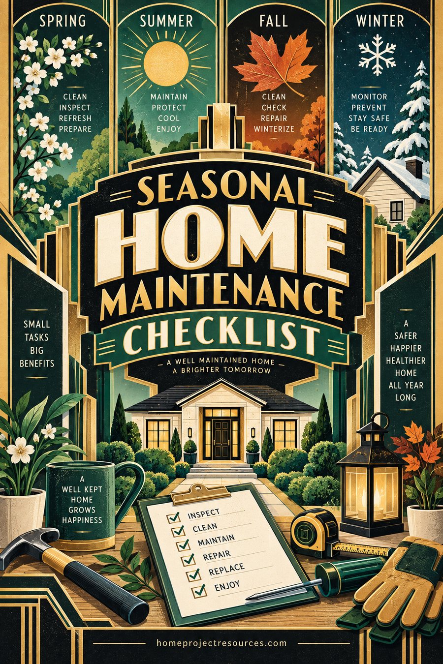 Seasonal Home Maintenance Checklist