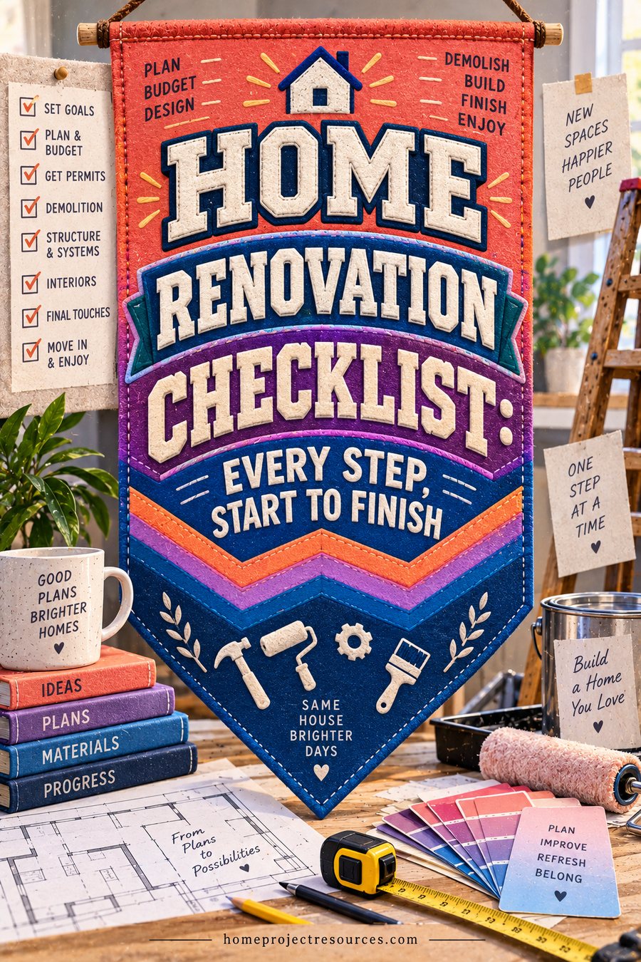 Home Renovation Checklist: Every Step, Start to Finish