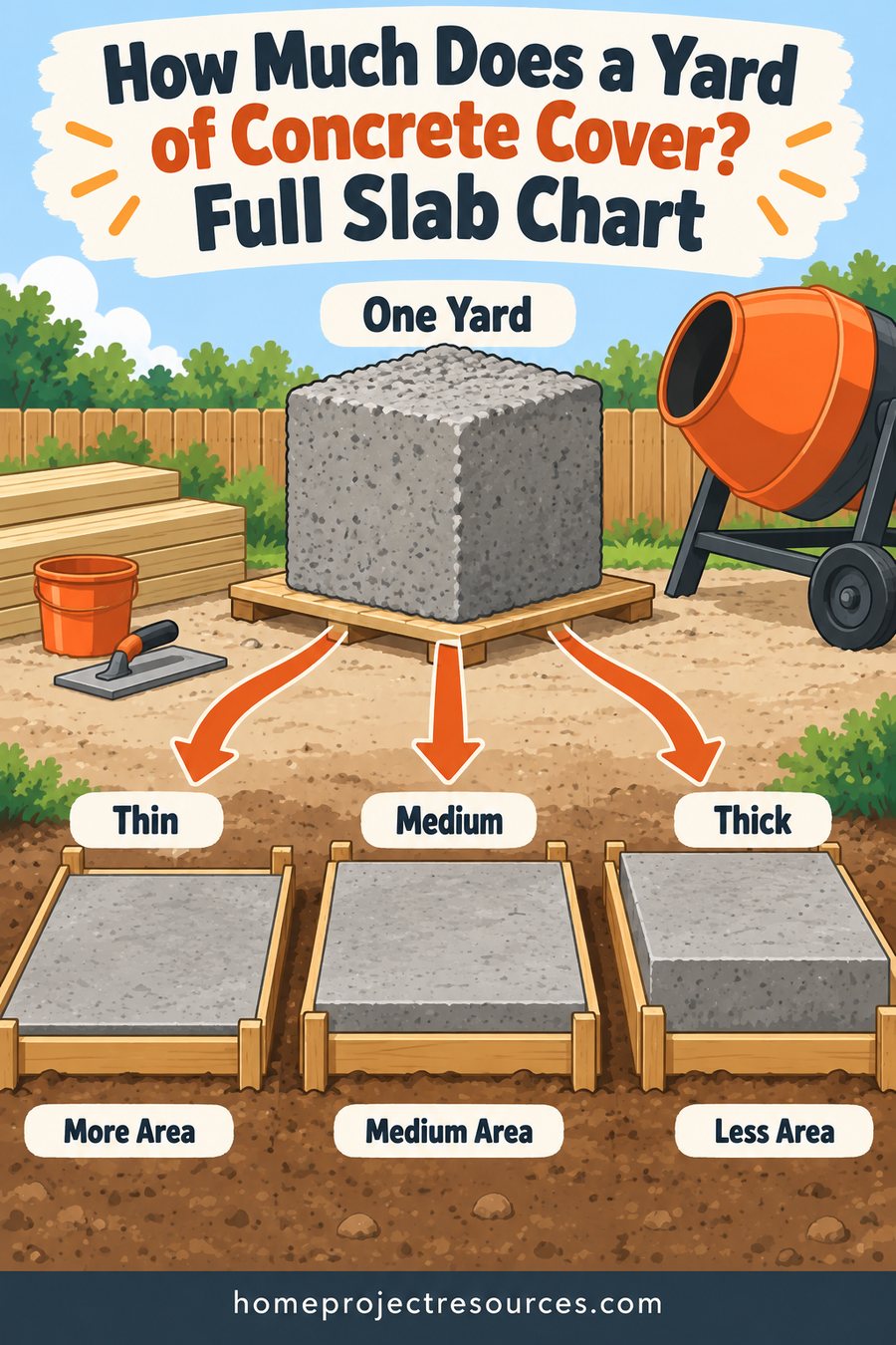 How Much Does a Yard of Concrete Cover?