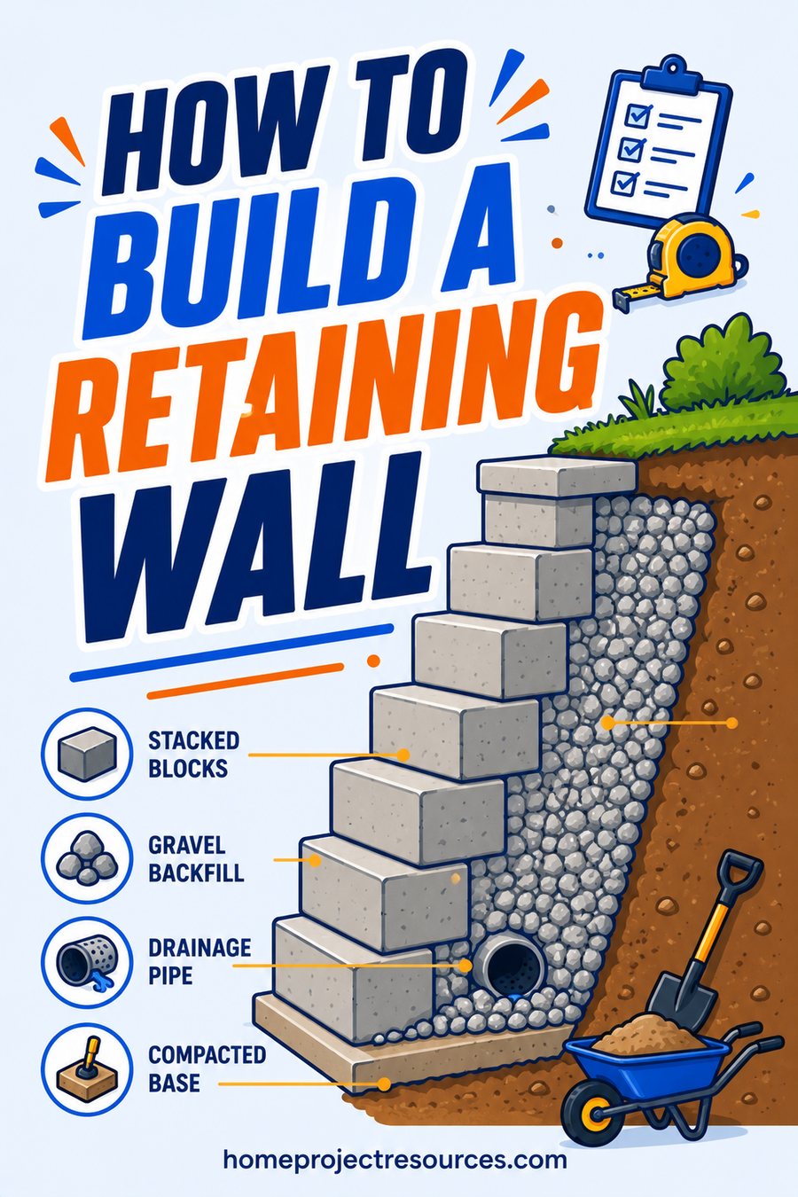 How to Build a Retaining Wall