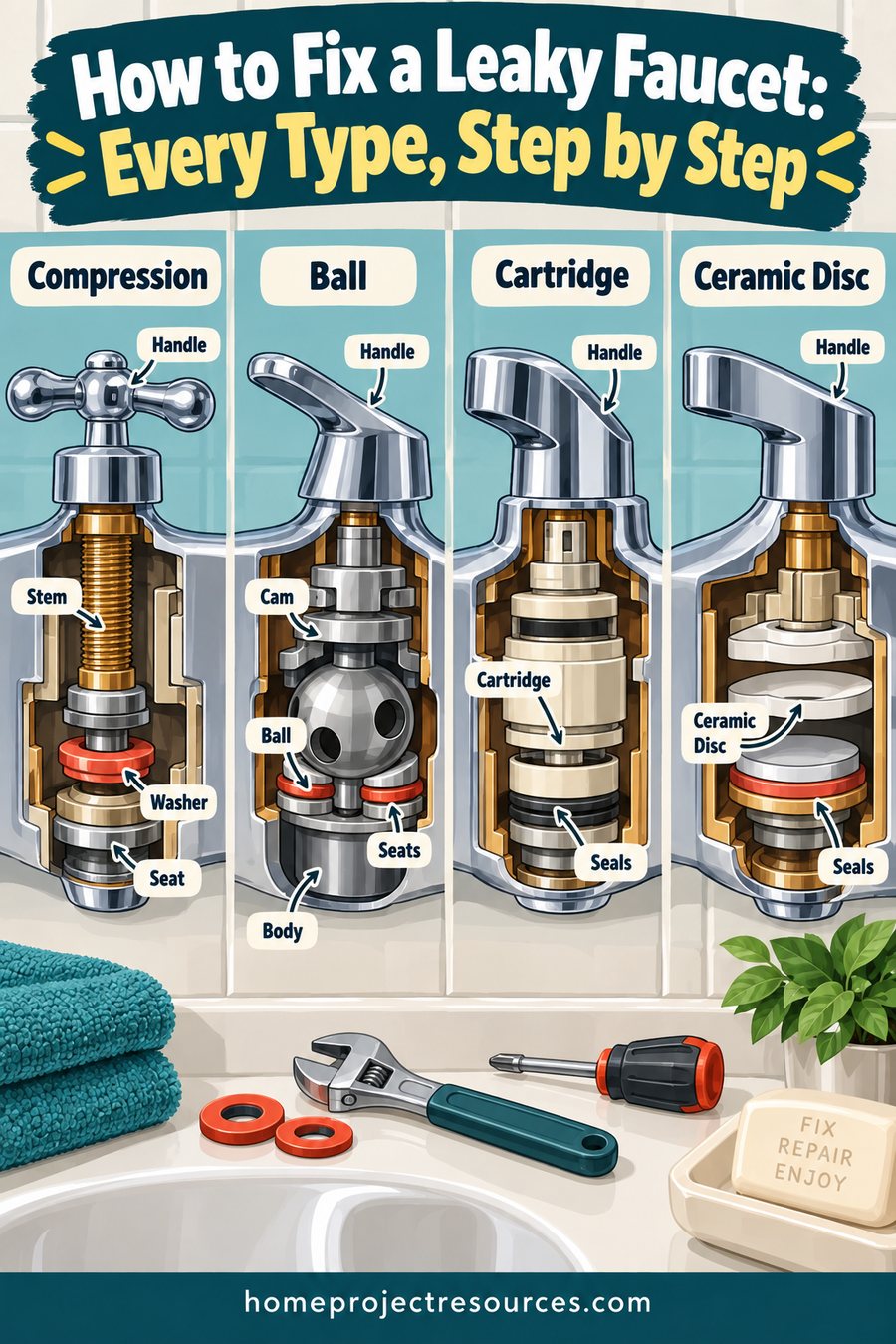How to Fix a Leaky Faucet