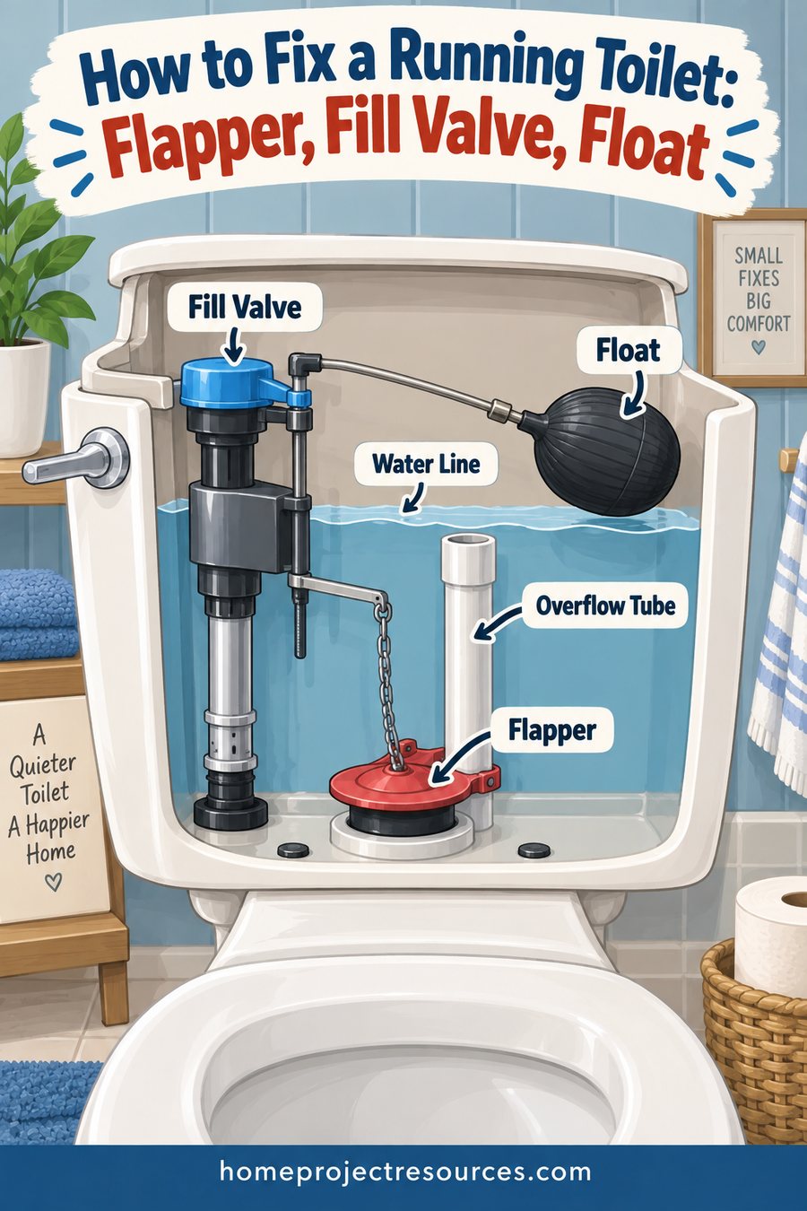 How to Fix a Running Toilet