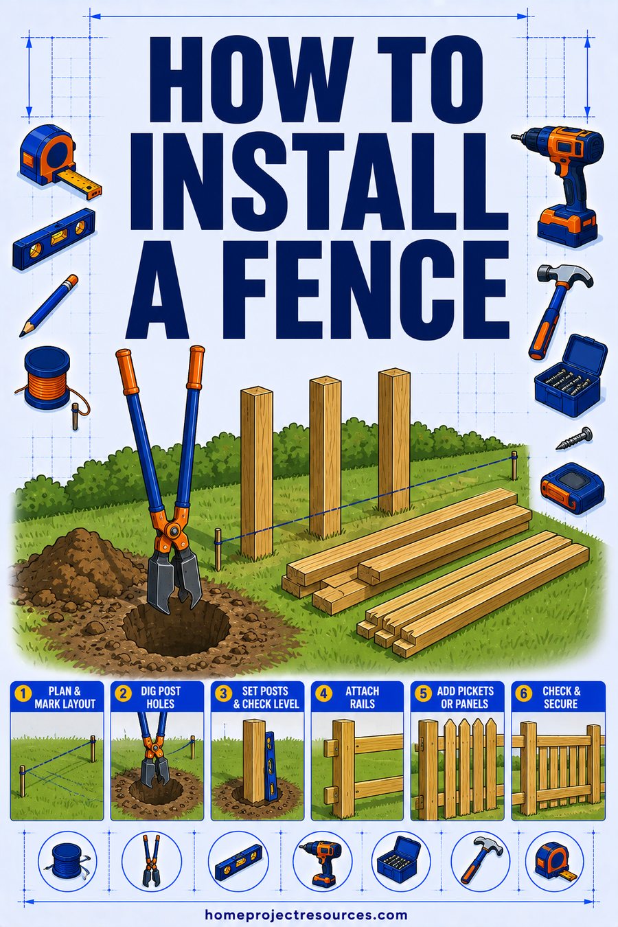 How to Install a Fence