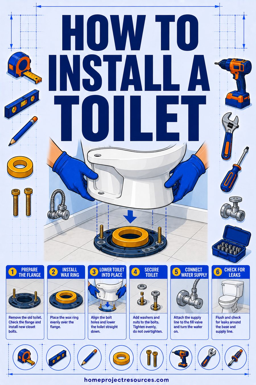 How to Install a Toilet