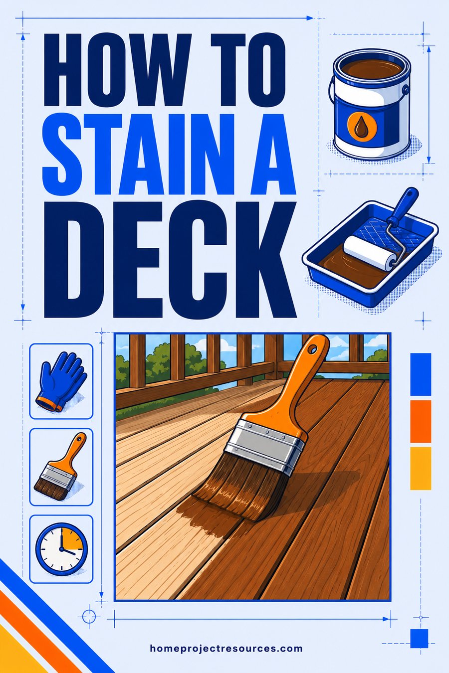 How to Stain a Deck