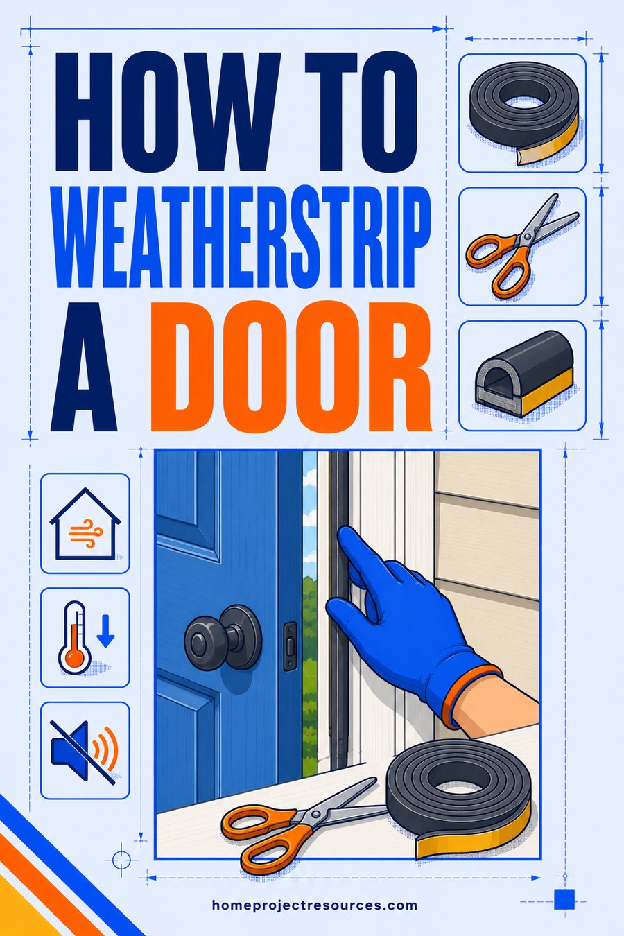 How to Weatherstrip a Door