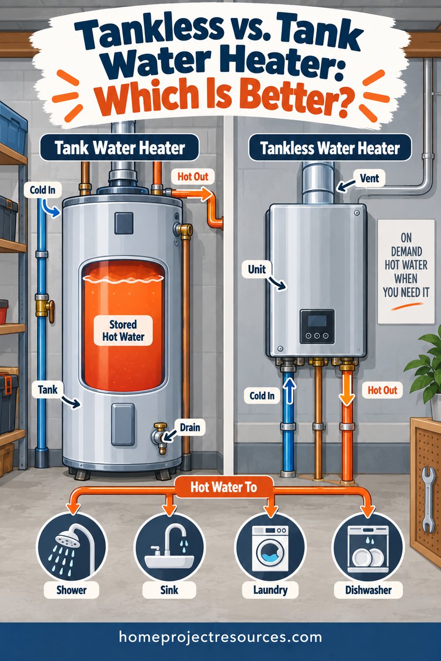 Tankless vs. Tank Water Heater: Which Is Better?