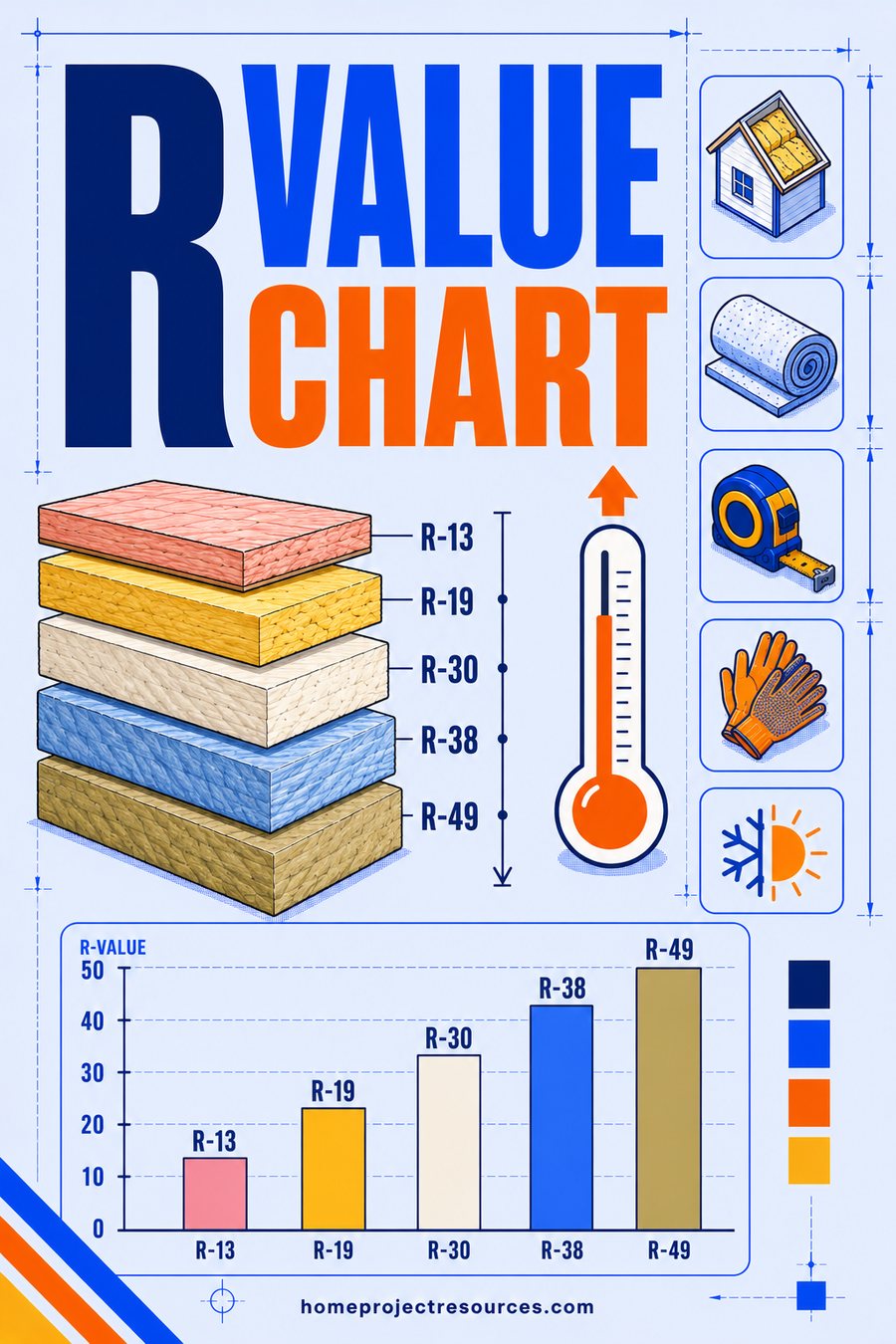 R Value Chart