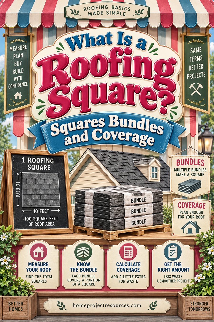 What Is a Roofing Square? Squares Bundles and Coverage