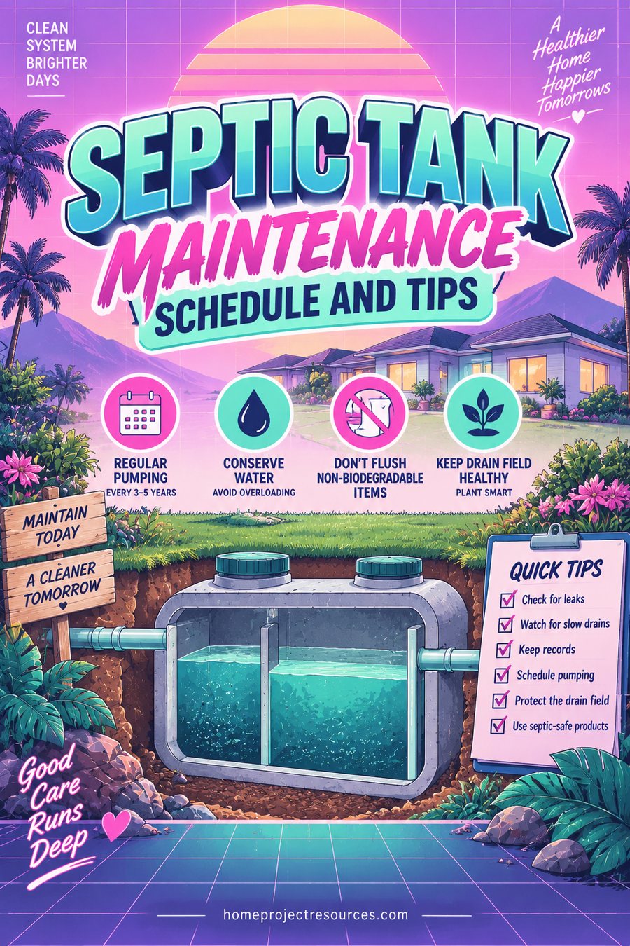 Septic Tank Maintenance: Pumping, Signs and Schedules
