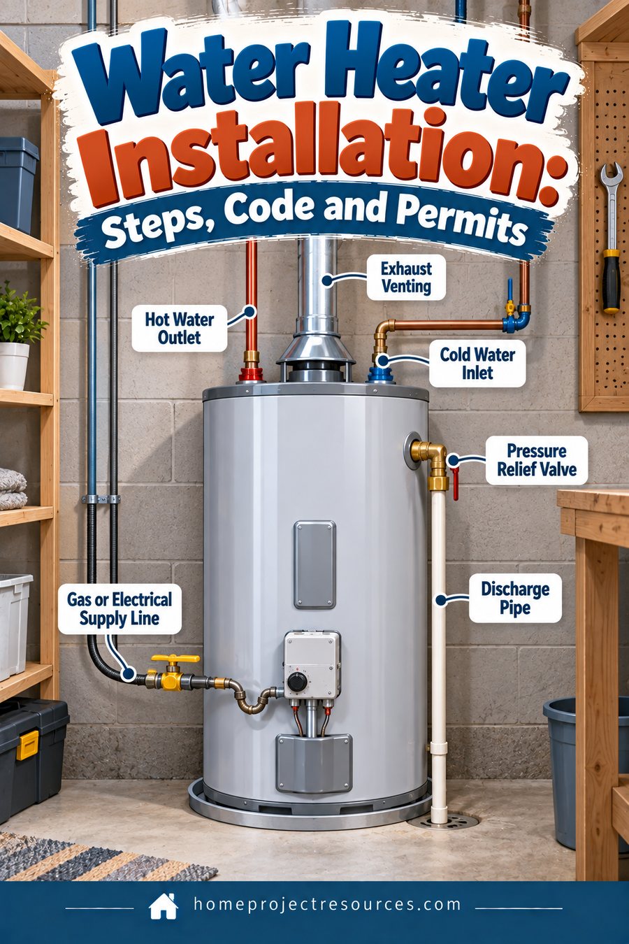 Water Heater Installation: Steps, Code and Permits