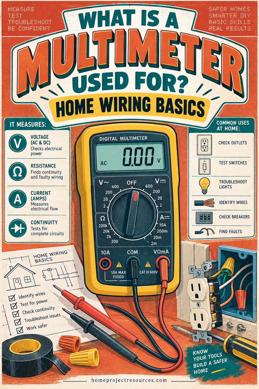 What Is a Multimeter Used For? Home Wiring Basics
