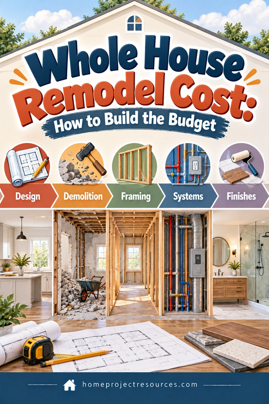 Whole House Remodel Cost: How to Build the Budget